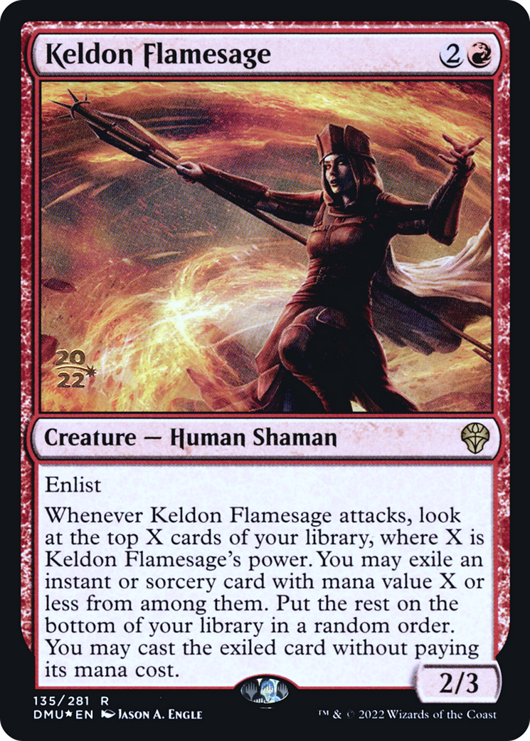 Keldon Flamesage - Prerelease Promo [PDMU-135s]