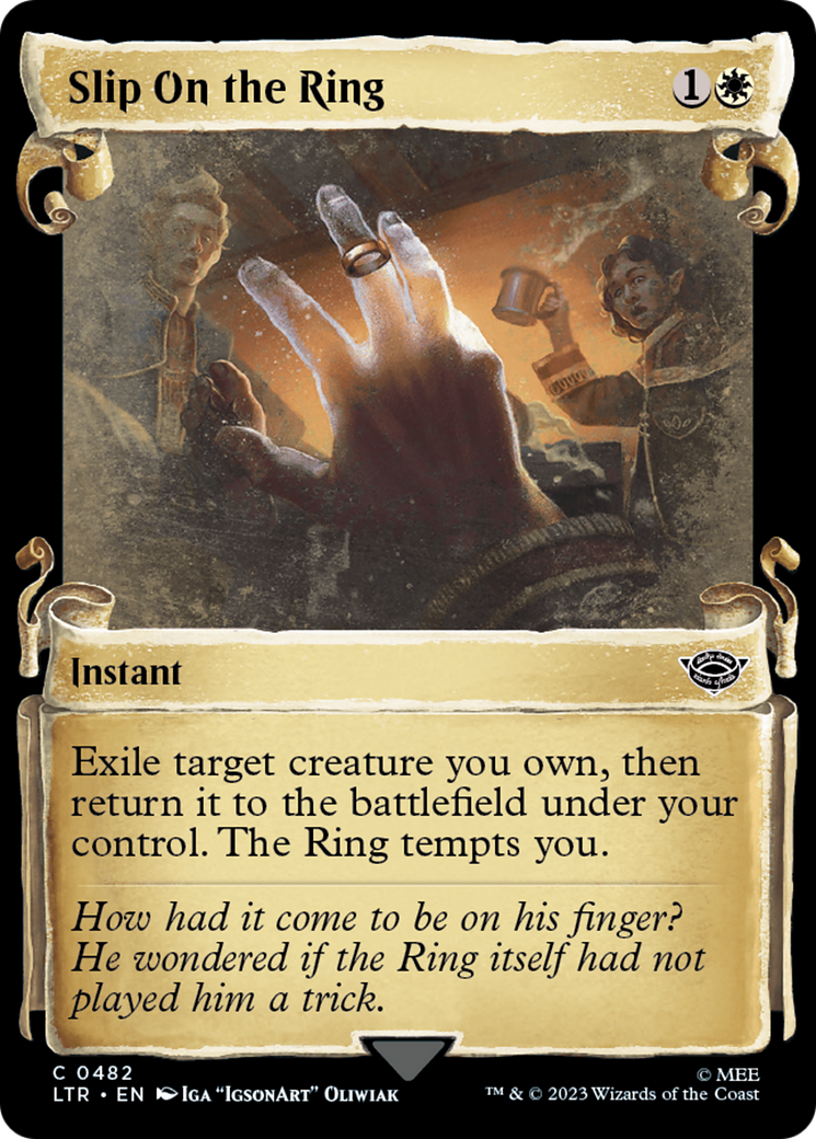 Slip On the Ring - Scroll Showcase [LTR-482]