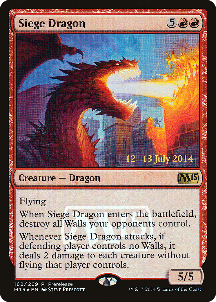 Siege Dragon - Prerelease Promo [PM15-162]