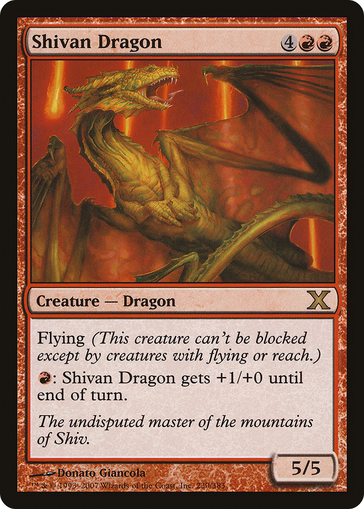 Shivan Dragon [10E-230]