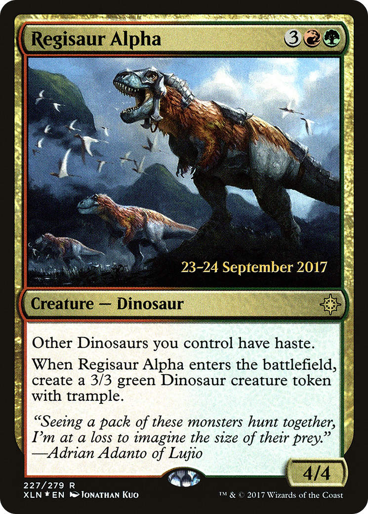 Regisaur Alpha - Prerelease Promo [PXLN-227s]