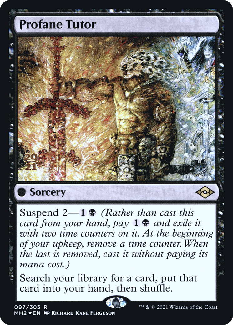 Profane Tutor - Prerelease Promo [PMH2-97s]