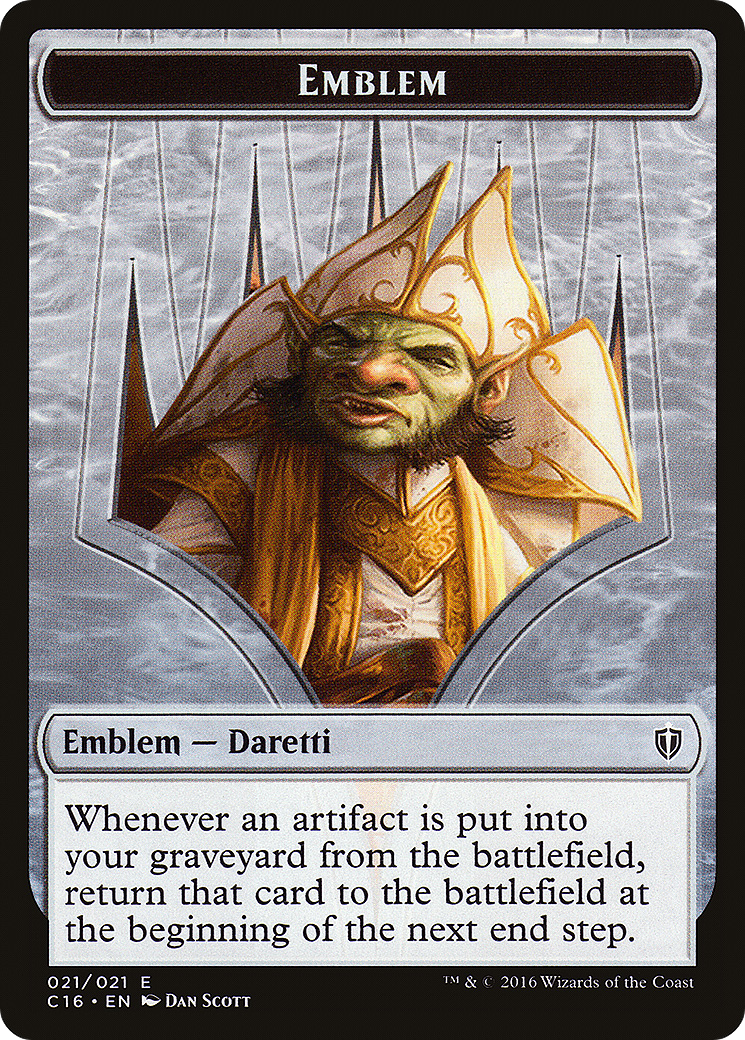 Daretti, Scrap Savant Emblem [TC16-21]
