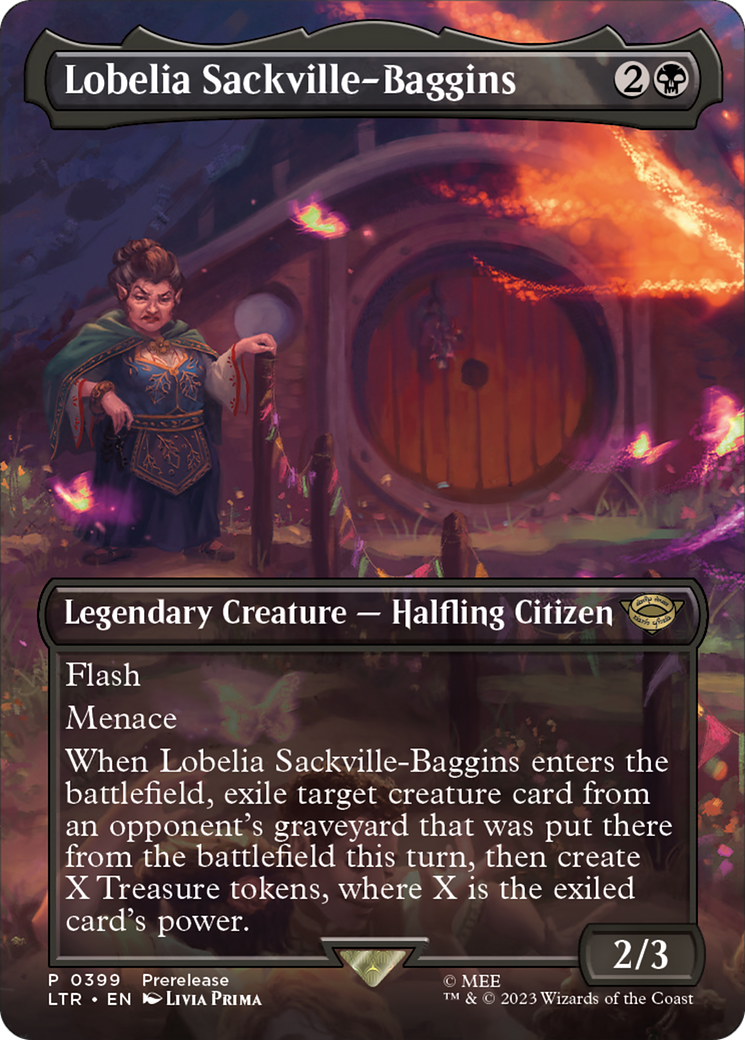 Lobelia Sackville-Baggins - Borderless - Prerelease Promo [LTR-399]