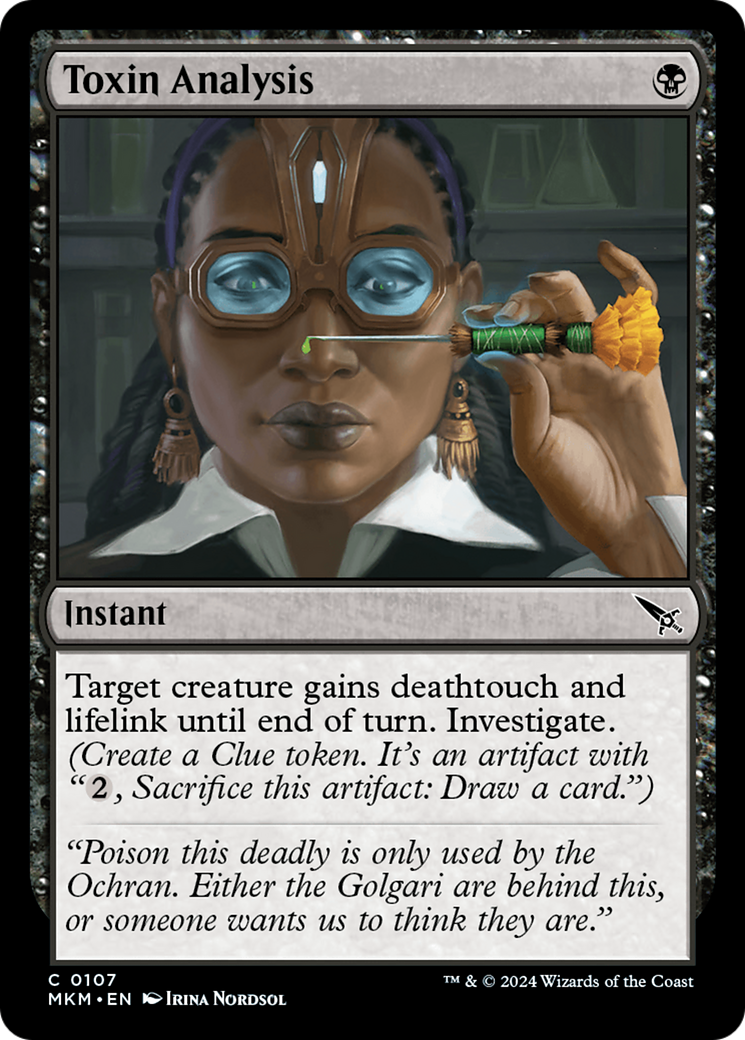 Toxin Analysis [MKM-107]
