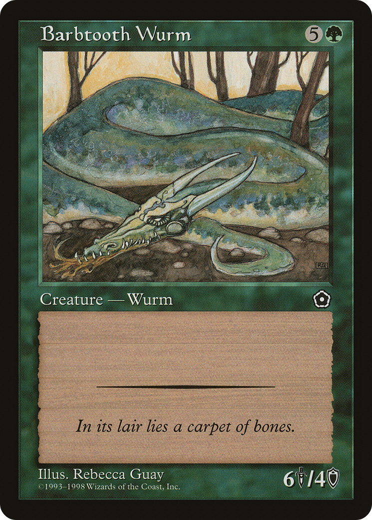 Barbtooth Wurm [P02-122]