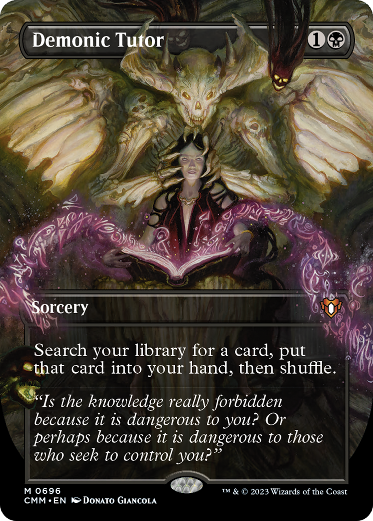 Demonic Tutor - Borderless [CMM-696]