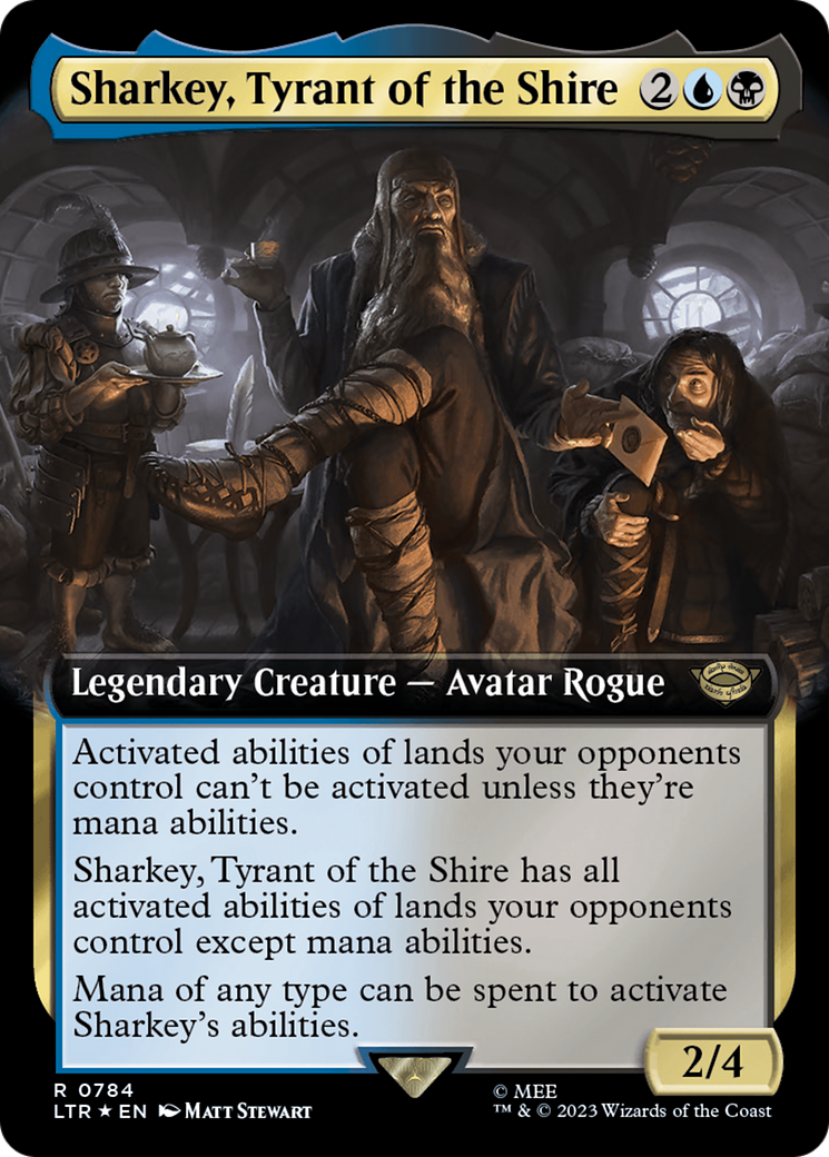 Sharkey, Tyrant of the Shire - Extended Art - Surge Foil [LTR-784]