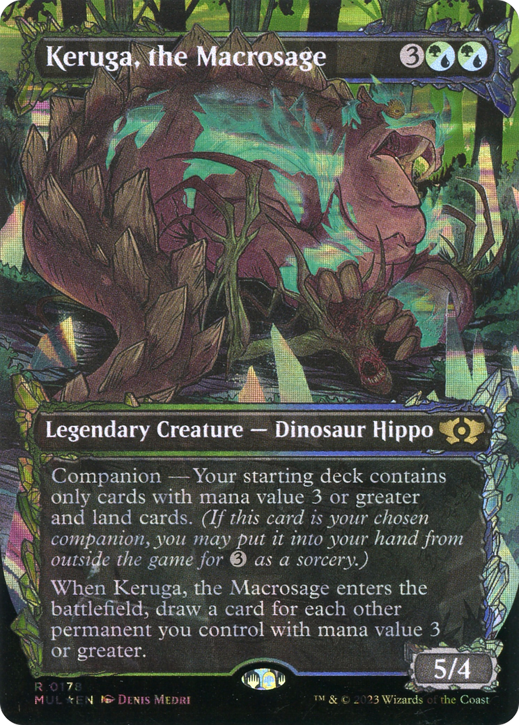 Keruga, the Macrosage - Borderless - Showcase - Halo Foil - Full Art [MUL-178]