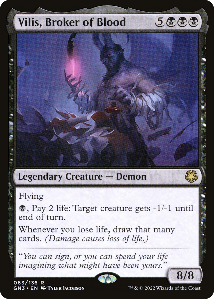 Vilis, Broker of Blood [GN3-63]