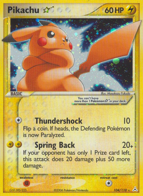 Pikachu ★ [EX13-104]