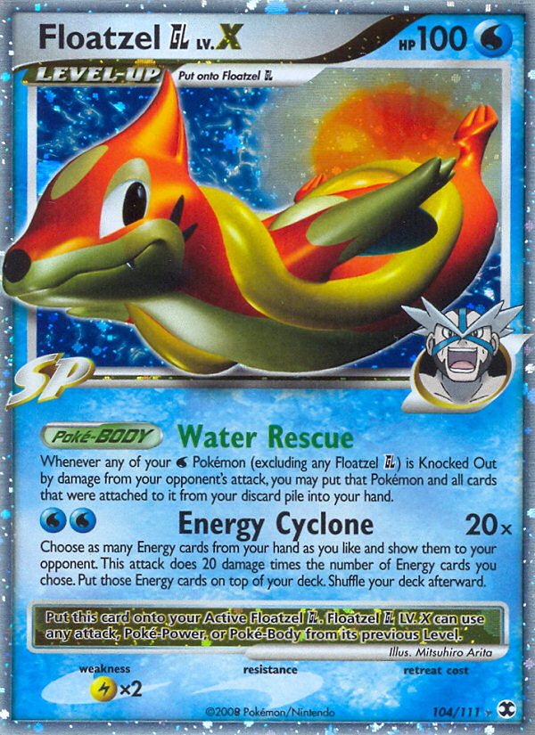 Floatzel GL LV.X [PL2-104]
