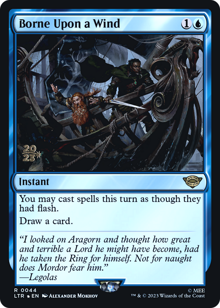 Borne Upon a Wind - Prerelease Promo [PLTR-44s]