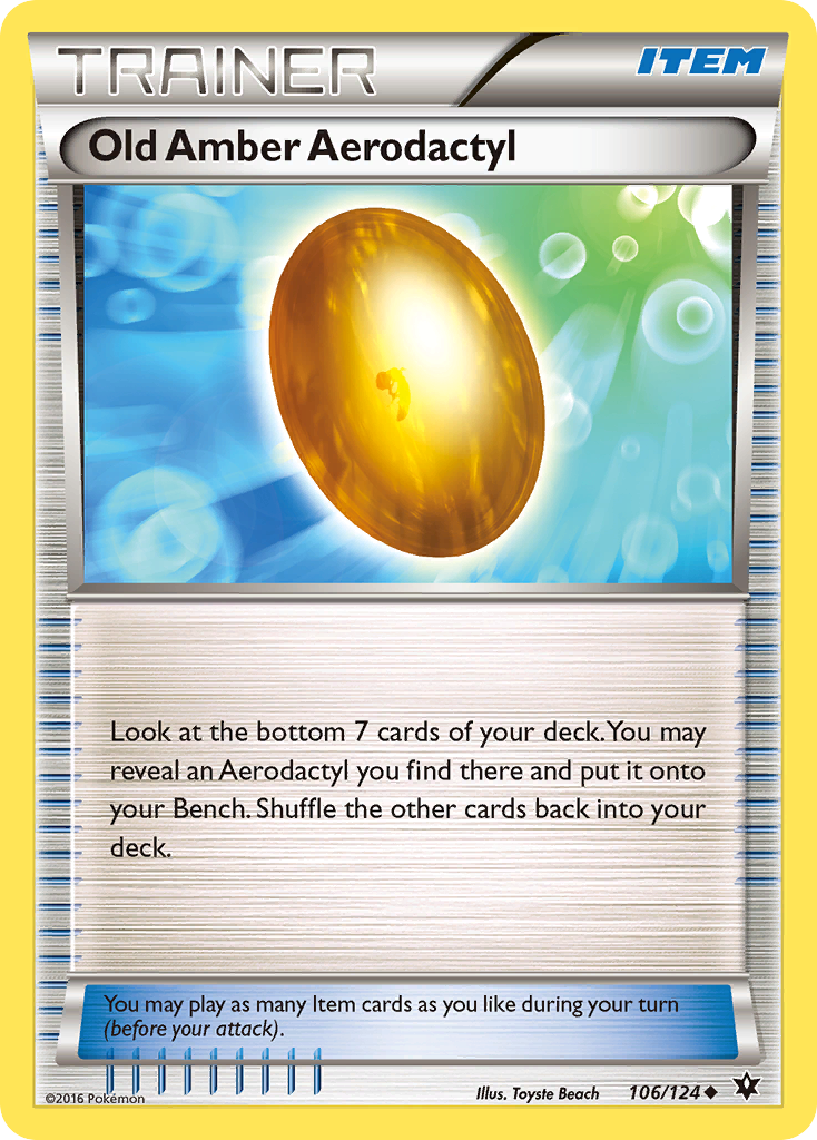 Old Amber Aerodactyl [XY10-106]