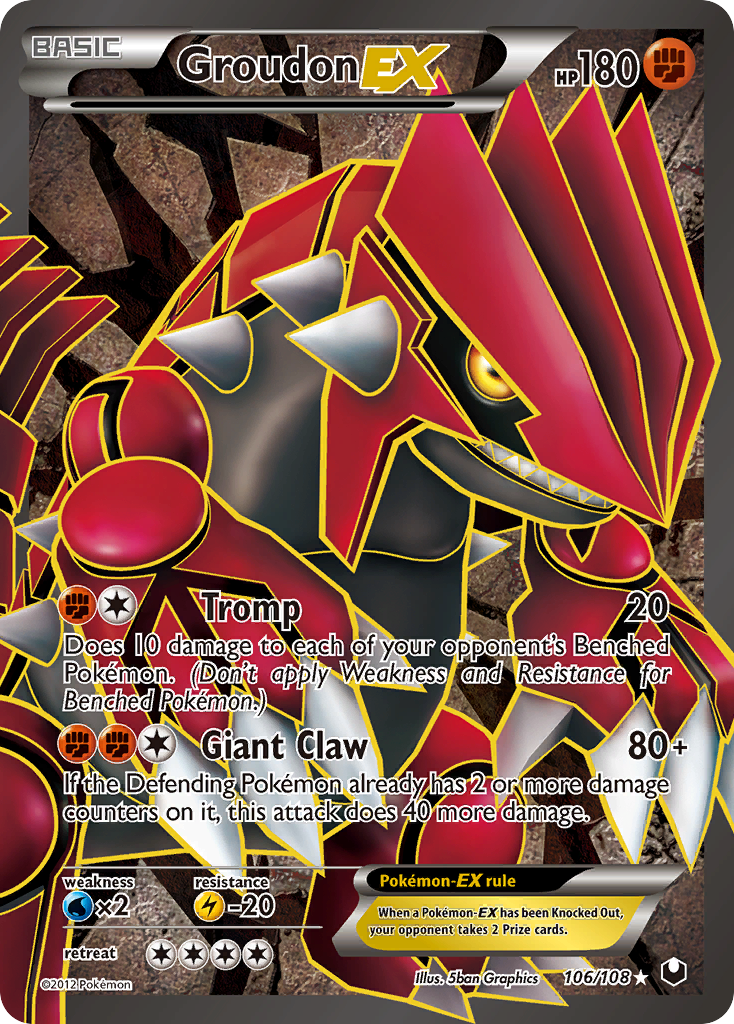 Groudon-EX [BW5-106]