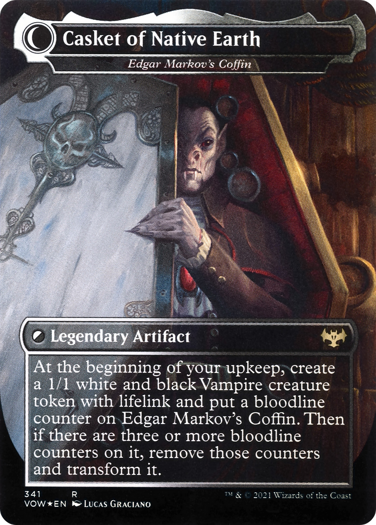 Edgar, Charmed Groom // Edgar Markov's Coffin - Borderless - Dracula Series - Full Art [VOW-341]