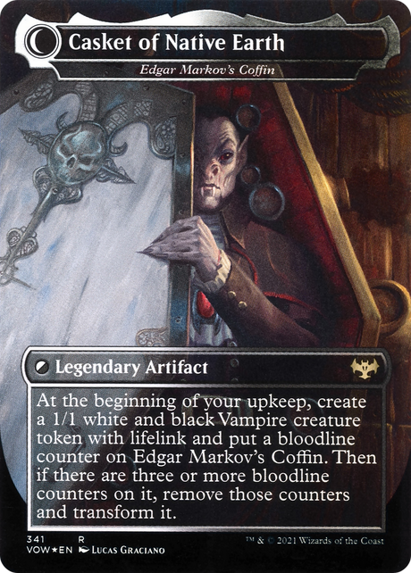 Edgar, Charmed Groom // Edgar Markov's Coffin - Borderless - Dracula Series - Full Art [VOW-341]