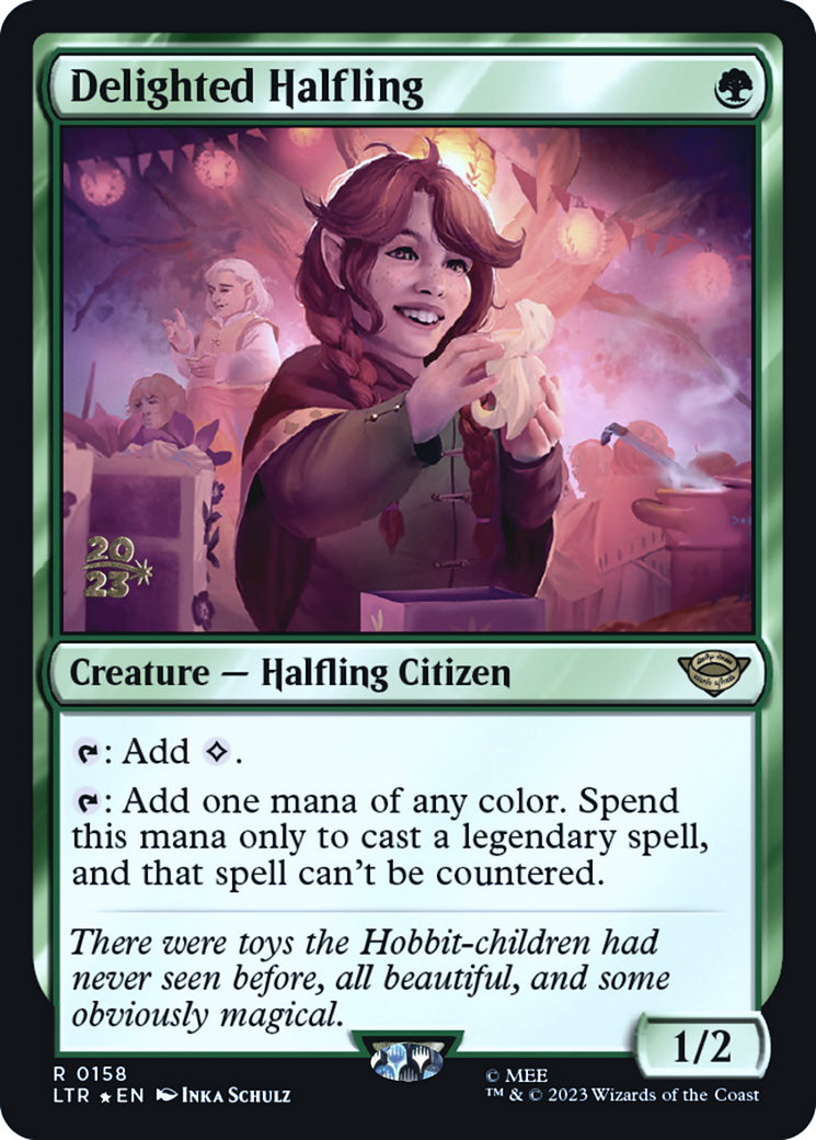Delighted Halfling - Prerelease Promo [PLTR-158s]