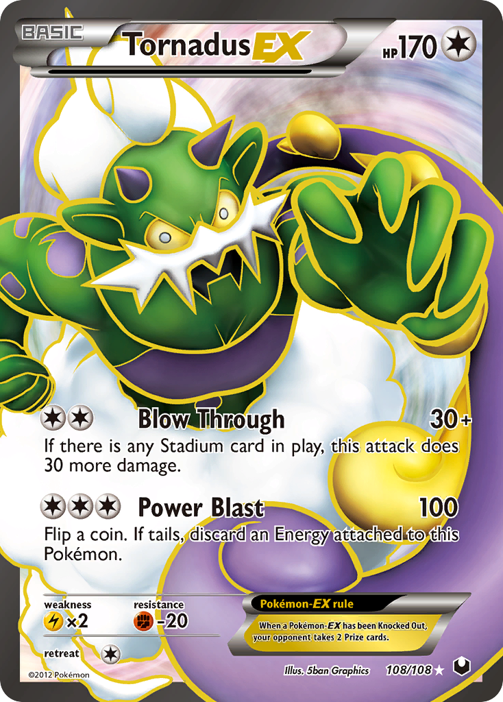 Tornadus-EX [BW5-108]