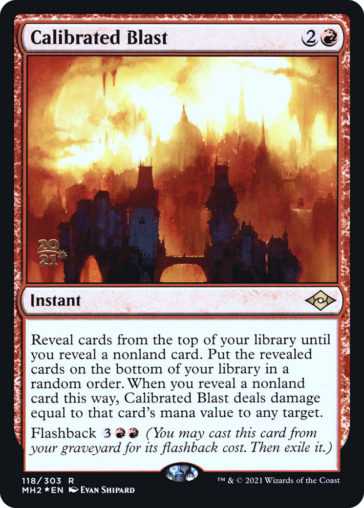 Calibrated Blast - Prerelease Promo [PMH2-118s]