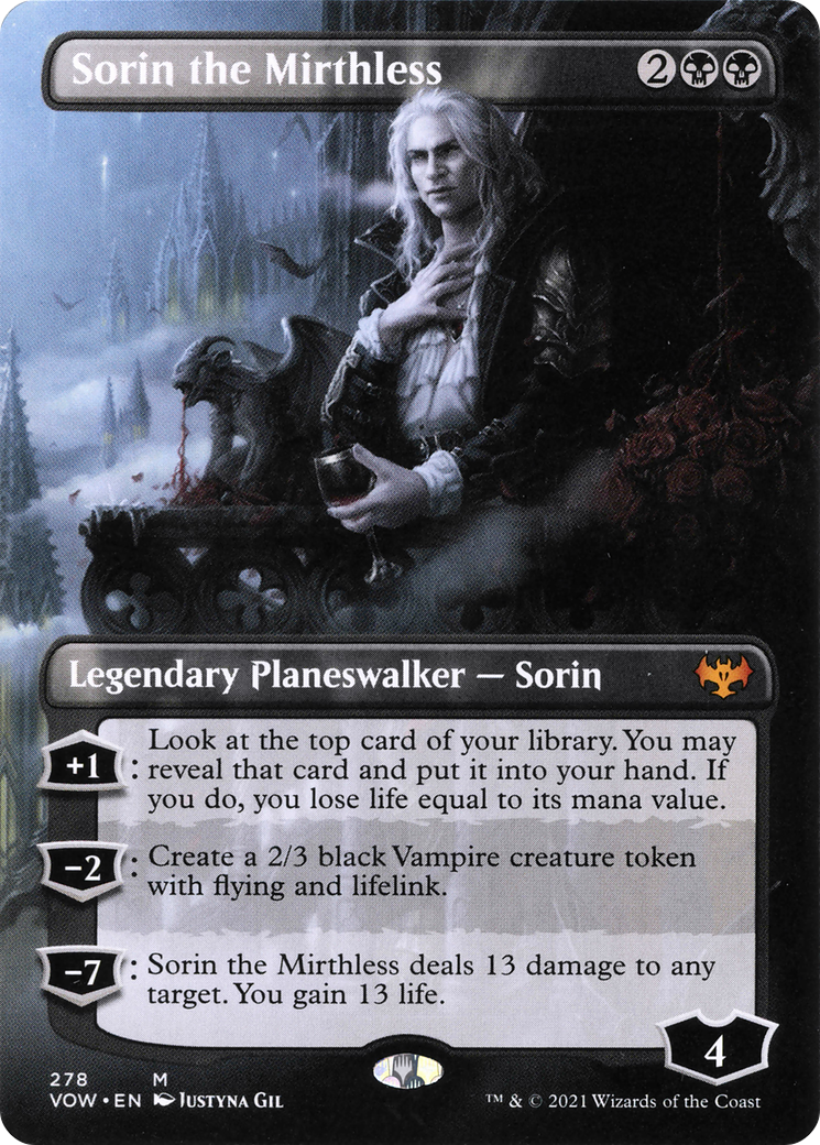 Sorin the Mirthless - Borderless [VOW-278]