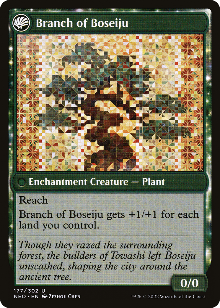 Boseiju Reaches Skyward // Branch of Boseiju [NEO-177]
