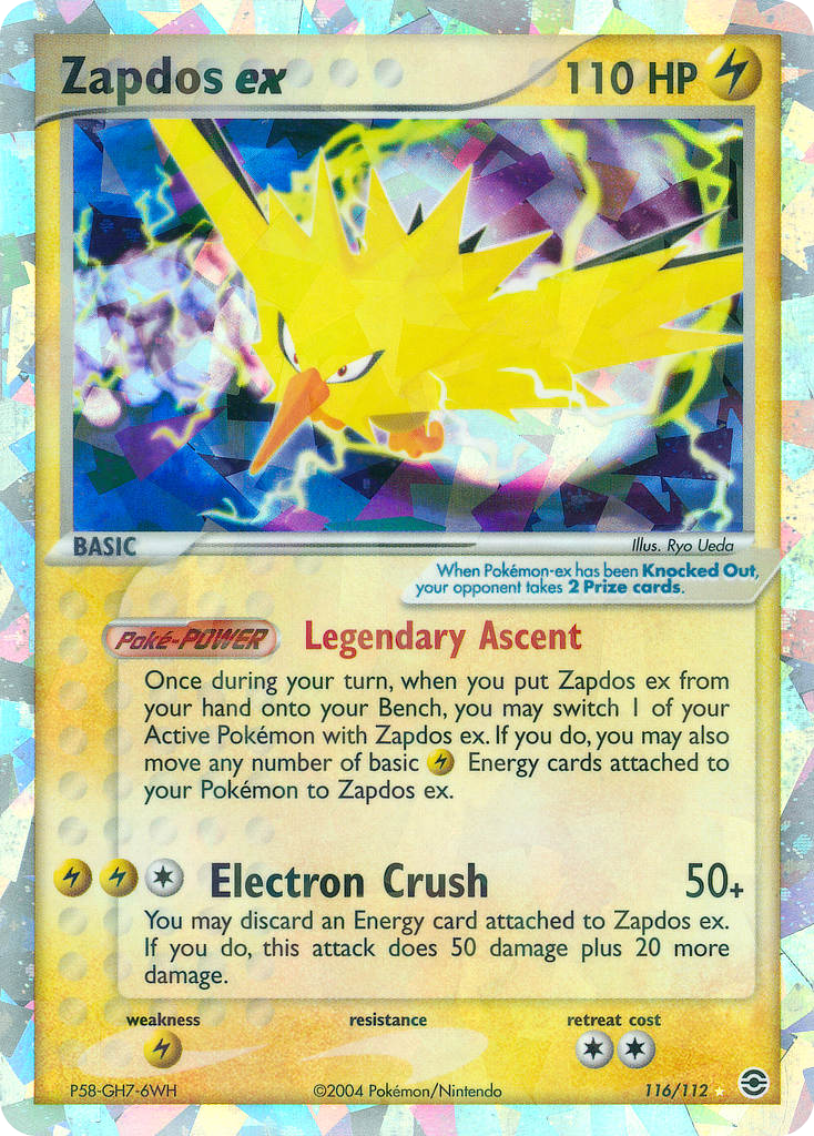 Zapdos ex [EX6-116]