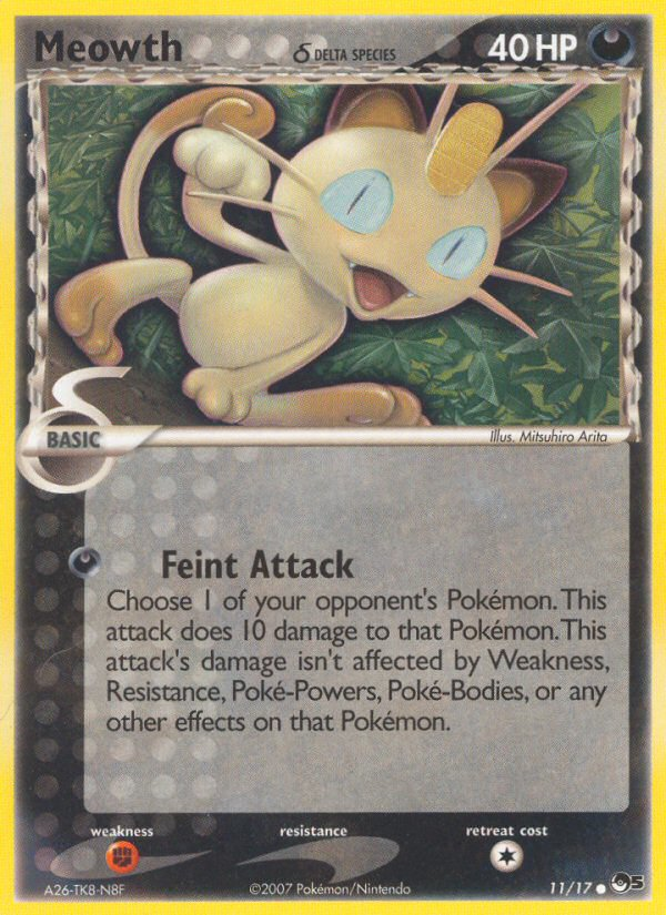 Meowth δ [POP5-11]