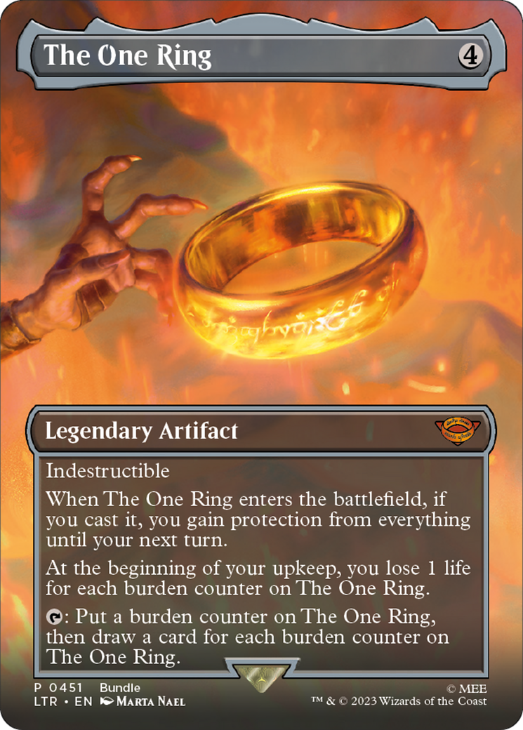 The One Ring - Borderless - Full Art - Bundle Promo [LTR-451]