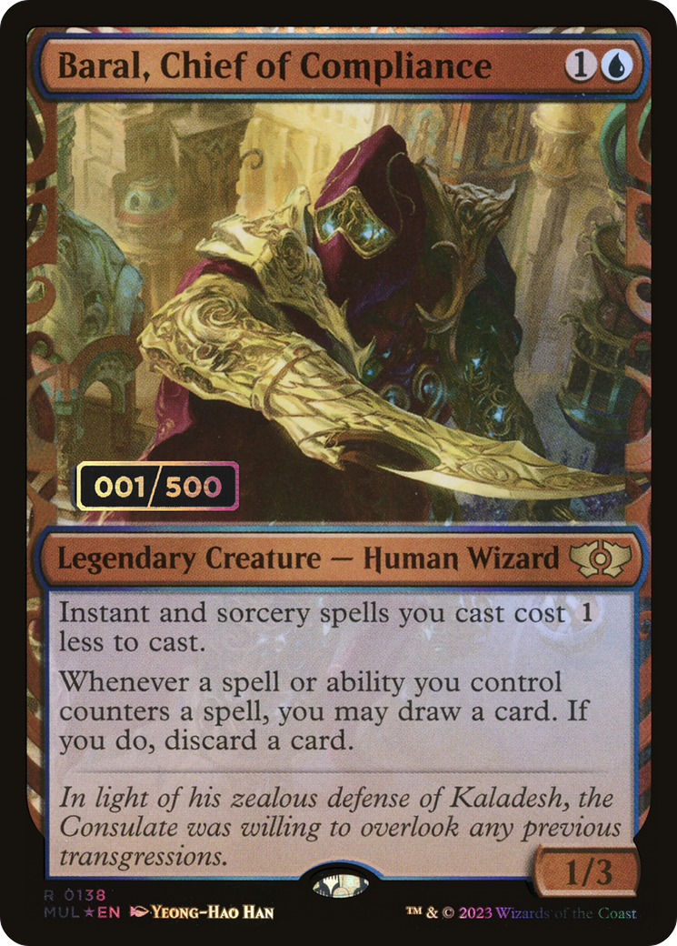 Baral, Chief of Compliance - Showcase - Serialized - Full Art [MUL-138z]