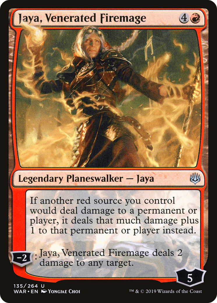 Jaya, Venerated Firemage [WAR-135]