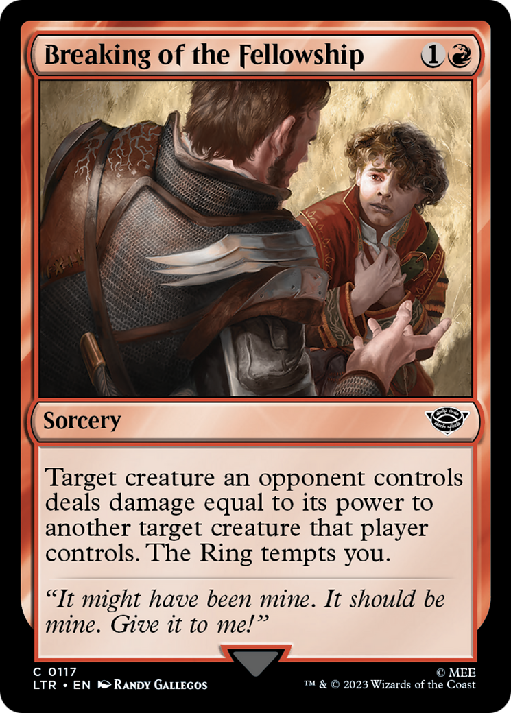 Breaking of the Fellowship [LTR-117]