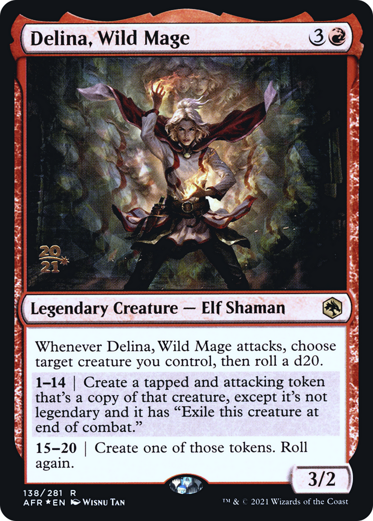 Delina, Wild Mage - Prerelease Promo [PAFR-138s]