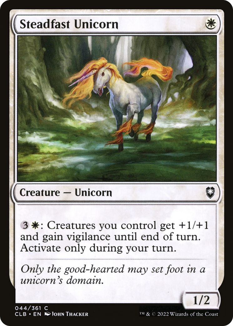 Steadfast Unicorn [CLB-44]