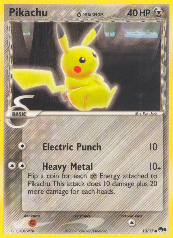 Pikachu δ [POP5-13]
