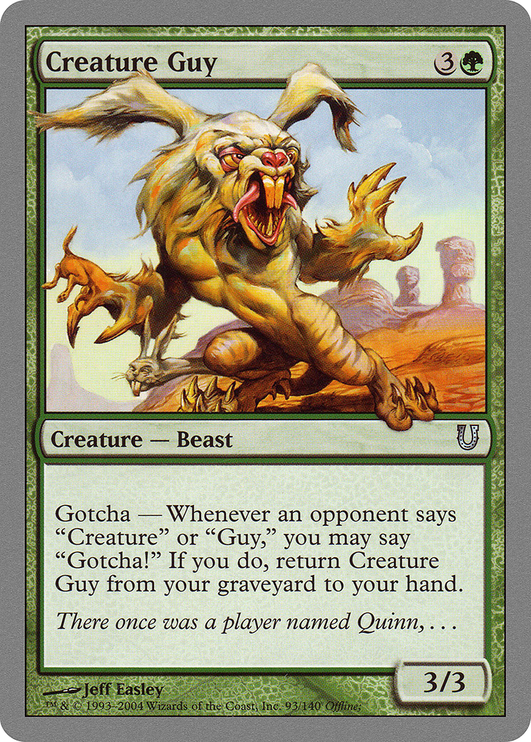 Creature Guy [UNH-93]