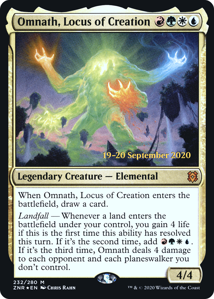 Omnath, Locus of Creation - Prerelease Promo [PZNR-232s]