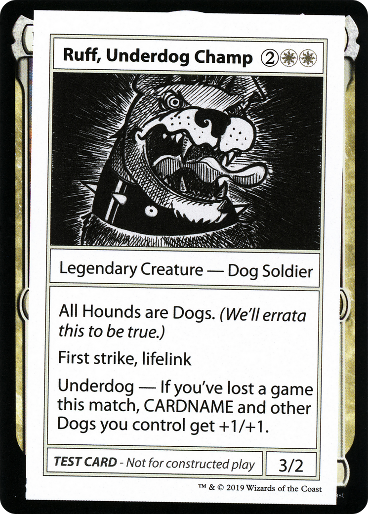 Ruff, Underdog Champ [CMB2-10]