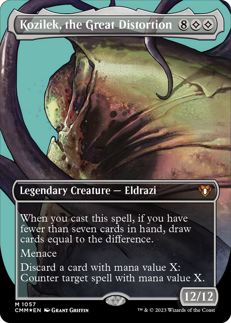 Kozilek, the Great Distortion - Borderless - Textured Foil [CMM-1057]