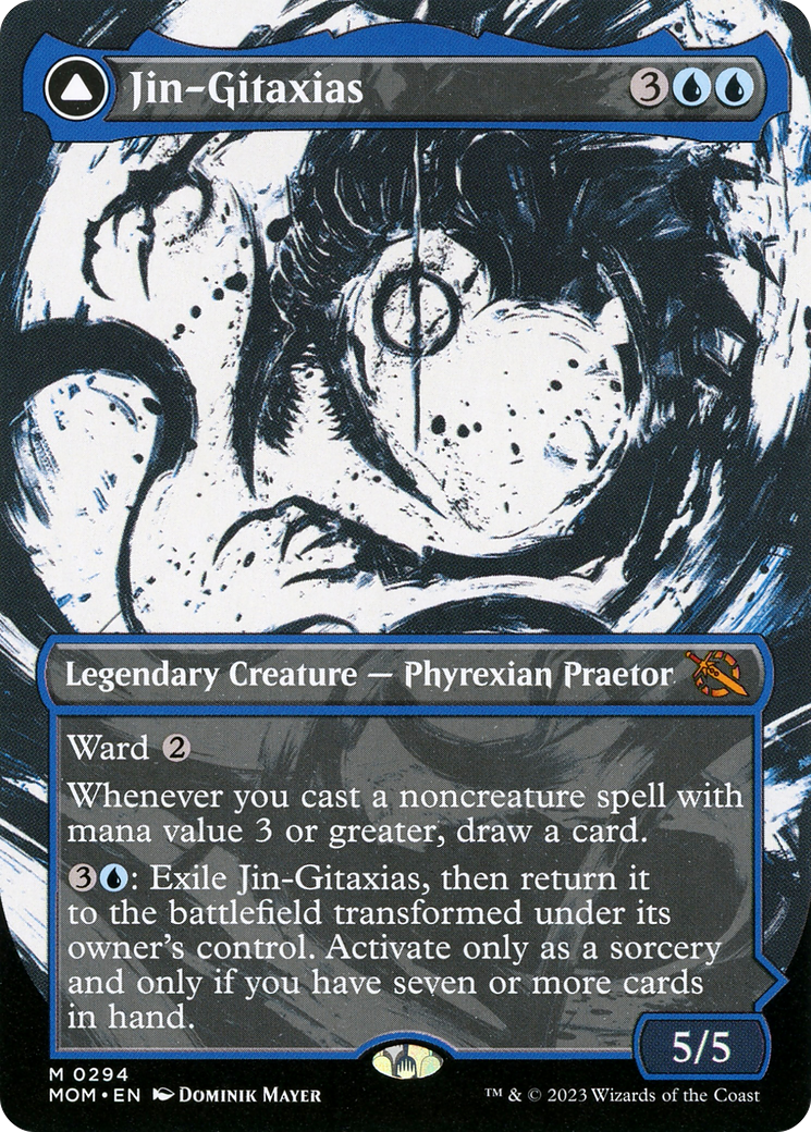 Jin-Gitaxias // The Great Synthesis - Borderless - Showcase - Full Art [MOM-294]