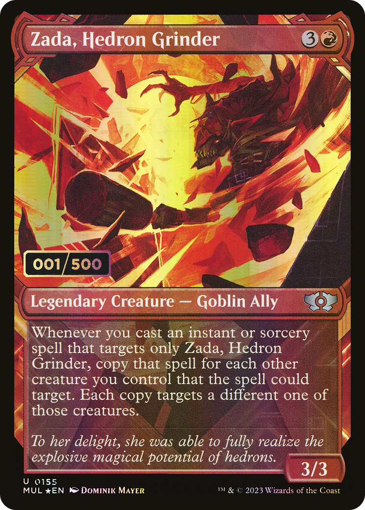 Zada, Hedron Grinder - Showcase - Serialized - Full Art [MUL-155z]