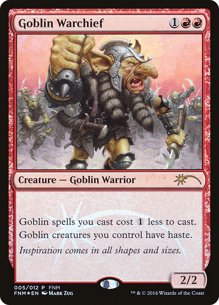 Goblin Warchief - Promo [F16-5]