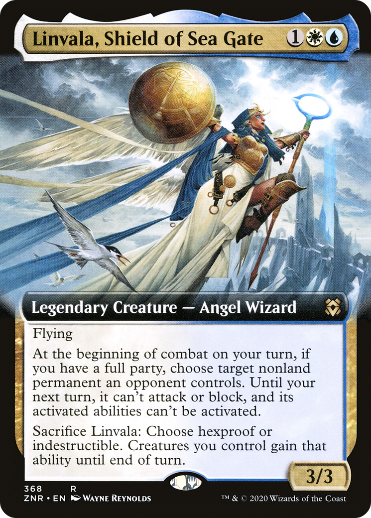 Linvala, Shield of Sea Gate - Extended Art [ZNR-368]