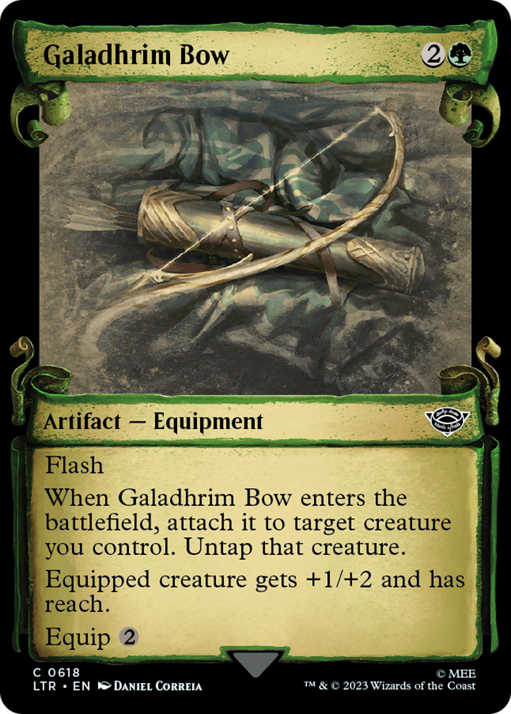 Galadhrim Bow - Scroll Showcase [LTR-618]
