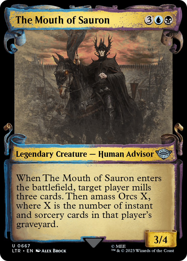 The Mouth of Sauron - Scroll Showcase [LTR-667]