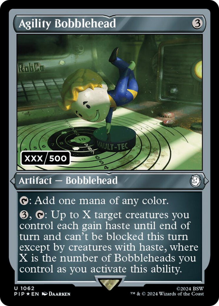 Agility Bobblehead - Serialized [PIP-1062]