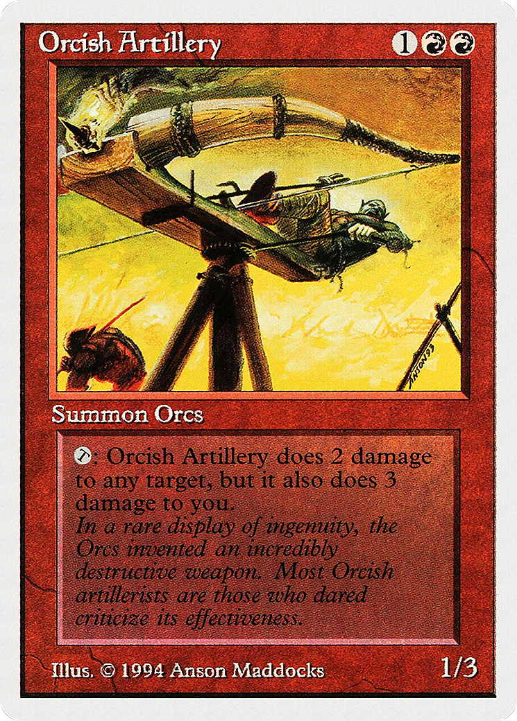 Orcish Artillery [SUM-168]