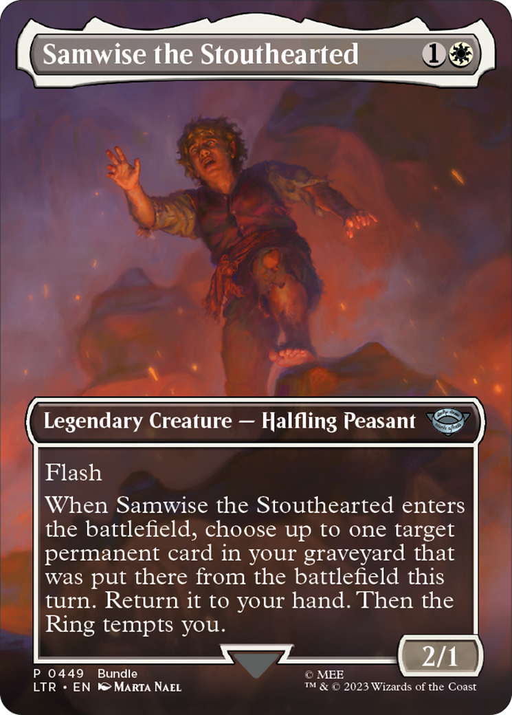 Samwise the Stouthearted - Borderless - Full Art - Bundle Promo [LTR-449]