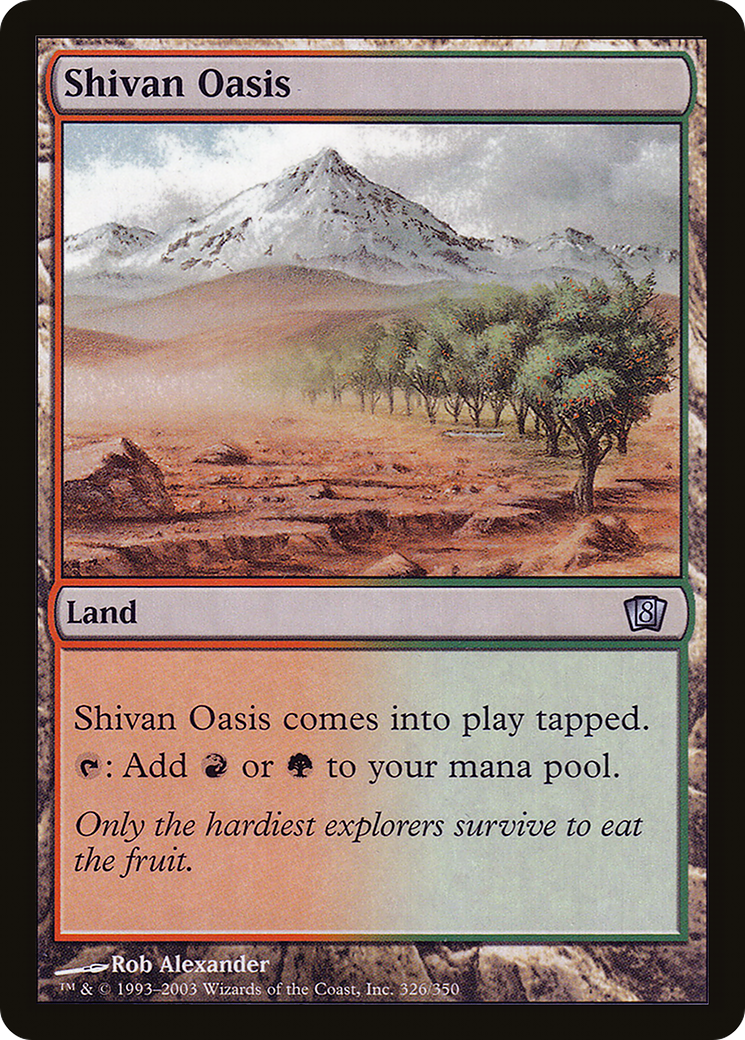 Shivan Oasis [8ED-326★]