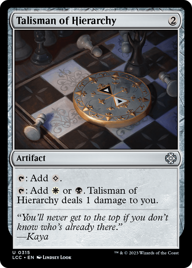 Talisman of Hierarchy [LCC-315]